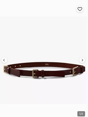 Zara Red Belts for Women on Sale up to 90% Off: Poshmark display picture 3